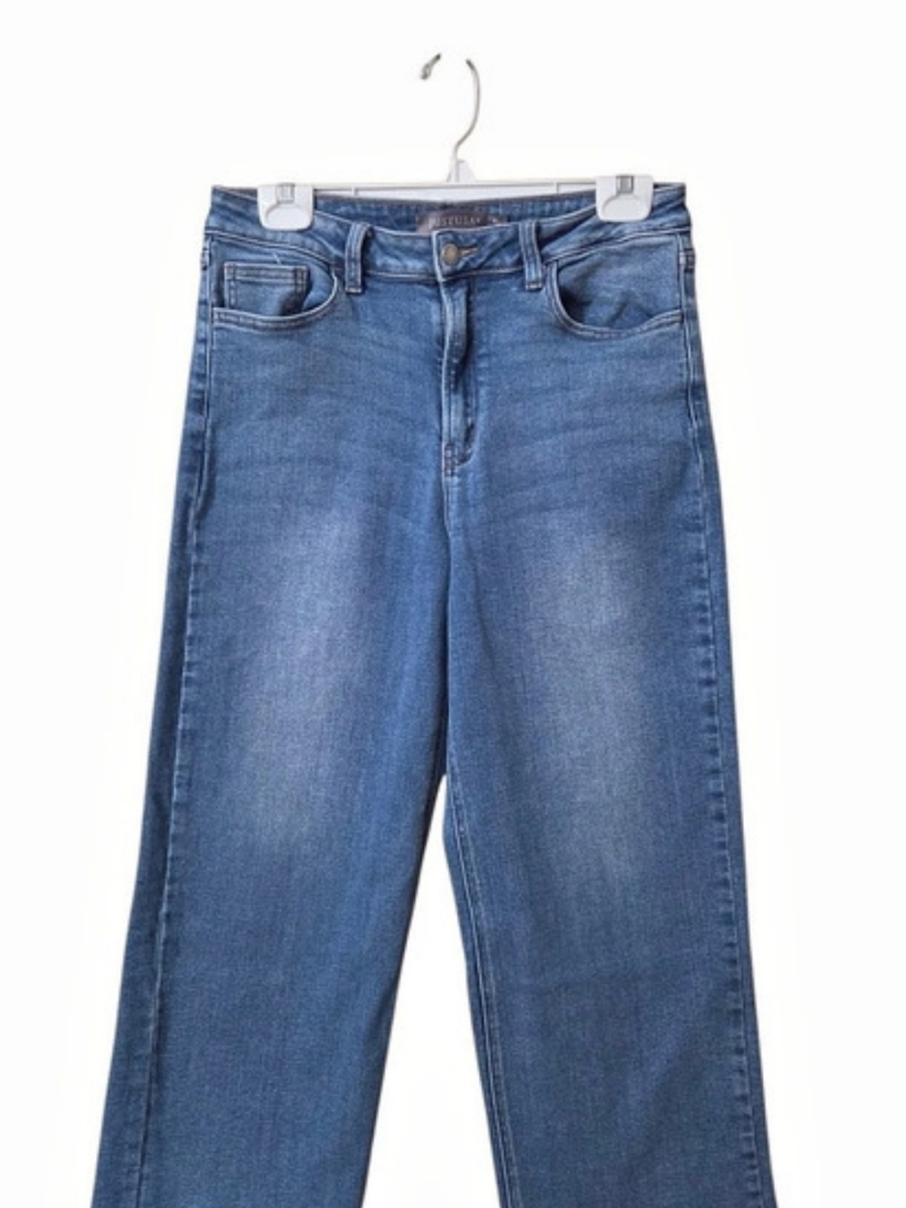 Just USA High Rise Slim Wide Leg Jeans Women's Blue Wide Leg Jeans